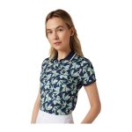 Polo Ralph Lauren Poloshirt cu Imprimeu Floral Allover - Culoare Marine, Slim Fit - imagine 5