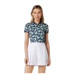 Polo Ralph Lauren Poloshirt cu Imprimeu Floral Allover - Culoare Marine, Slim Fit - imagine 4