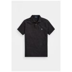 Polo Ralph Lauren Slim Fit Polo Shirt - Bluză Polo Negru Marnă cu Logo Brodat