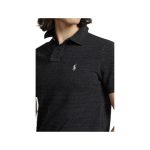 Polo Ralph Lauren Slim Fit Polo Shirt - Bluză Polo Negru Marnă cu Logo Brodat - imagine 2
