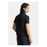 Polo Ralph Lauren Slim Fit Polo Shirt - Bluză Polo Negru Marnă cu Logo Brodat - imagine 5