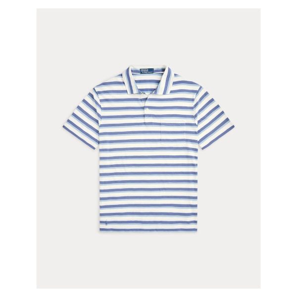 Polo Ralph Lauren Standard Fit Striped Jersey Polo Shirt - Bluză Polo cu Dungi