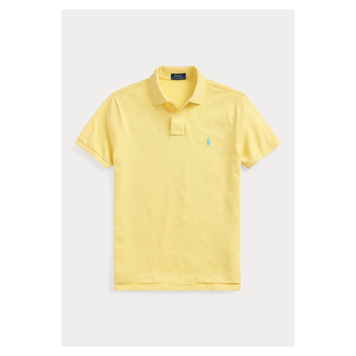 Polo Ralph Lauren The Iconic Mesh Polo Shirt - Corn Yellow_1 Polo Ralph Lauren The Iconic Mesh Polo Shirt - Corn Yellow - imagine 1