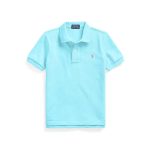 Polo Ralph Lauren Tricou Polo Albastru Turcoaz pentru Băieți cu Logo Brodat