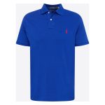 Polo Ralph Lauren Tricou Polo Monocrom cu Logo Brodat - Croi Mulat și Guler Tricot