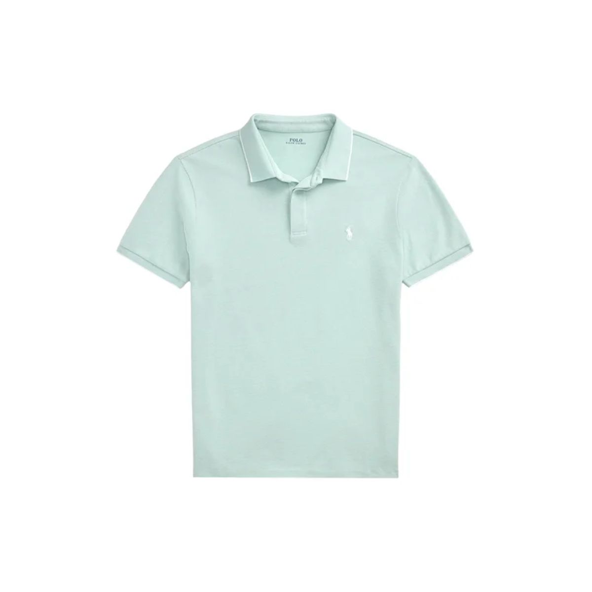 Polo Ralph Lauren Tricou Polo Verde Custom Slim Fit pentru Bărbați_1 Polo Ralph Lauren Tricou Polo Verde Custom Slim Fit pentru Bărbați - imagine 1