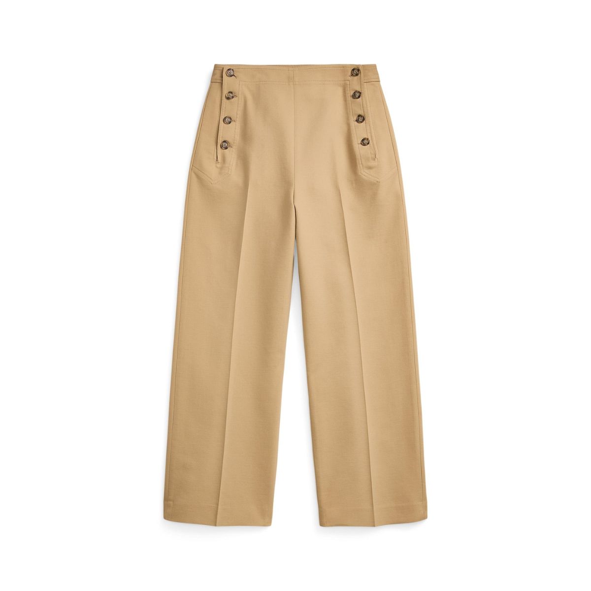 Polo Ralph Lauren Wide-Leg Cropped Sailor Pant_1 Polo Ralph Lauren Wide-Leg Cropped Sailor Pant - Pantaloni Croiți cu Talie Înaltă și Croială Largă - imagine 1