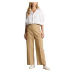 Polo Ralph Lauren Wide-Leg Cropped Sailor Pant - Pantaloni Croiți cu Talie Înaltă și Croială Largă - imagine 2
