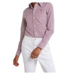 Polo Ralph Lauren – Cămașă Albă cu Dungi Roșii - imagine 3
