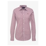 Polo Ralph Lauren – Cămașă Albă cu Dungi Roșii
