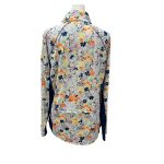 Pulover Quarter-Zip Floral cu Panouri Laterale Contrastante – RLX by Ralph Lauren Marime S - imagine 2