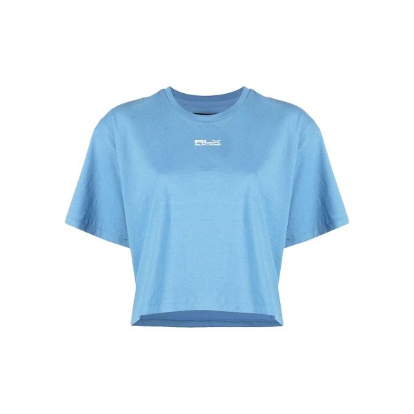 RLX Ralph Lauren Logo-Print Cotton T-Shirt - Tricou din Bumbac Recycled cu Imprimeu Logo- Marime S