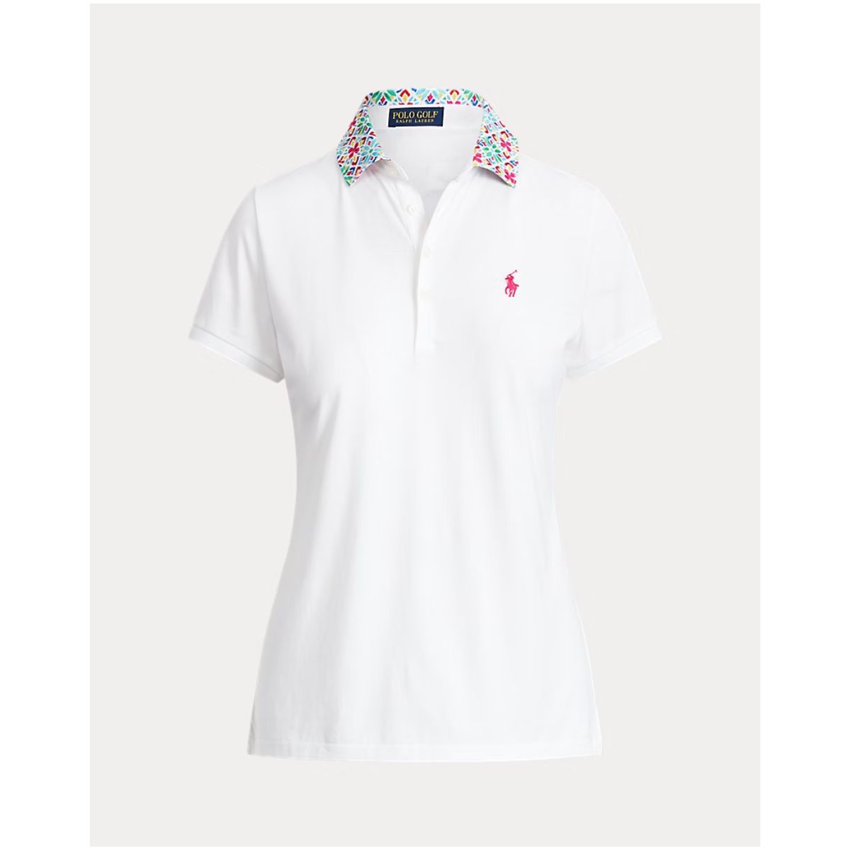 Ralph Lauren Golf Tailored Fit Jersey Polo Shirt_1 Ralph Lauren Golf Tailored Fit Jersey Polo Shirt - Polo T-Shirt cu Croială Subțire și Emblemă Pony- Marime L - imagine 1