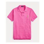Ralph Lauren Shocking Pink Polo Shirt - Tricou Polo Slim Fit Roz