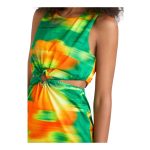 Rochie Desigual cu Imprimeu Psychedelic Tie-Dye – Croială Slim Fit, Cu Decupaje și Detalii Crețuri- Marime XL - imagine 5