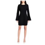 Rochie Elegantă Bodycon MARCIANO by GUESS, Femei – Crepe, Croi Strâns pe Corp, Mâneci Lungi - imagine 2