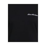 Rochie Love Moschino Scurtă cu Guler Înalt – Neagră, din Bumbac și Elastan - imagine 4