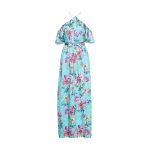 Rochie Lungă MARCIANO by GUESS, Femei – Satin, Imprimeu Floral, Cu Curea
