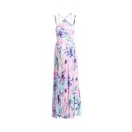 Rochie Lungă Plisată MARCIANO by GUESS, Femei – Satin, Imprimeu Floral