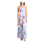 Rochie Lungă Plisată MARCIANO by GUESS, Femei – Satin, Imprimeu Floral - imagine 2