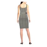 Rochie Midi Tricotată MARCIANO by GUESS, Femei – Tricot Rib, Talie Definită, Guler Adânc - imagine 2
