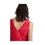 Rochie Mini Desigual 'Hamburgo' cu Dantelă Daisy și Decolteu în V- Marime M - imagine 5