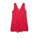 Rochie Mini Desigual 'Hamburgo' cu Dantelă Daisy și Decolteu în V- Marime M
