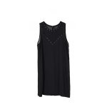 Rochie Mini Pepe Jeans 'Pelaya' cu Detalii de Transparente și Trucuri, Neagră