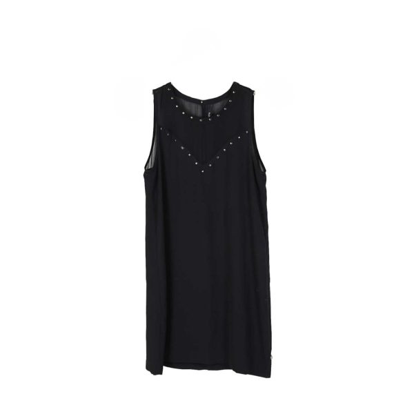 Rochie Mini Pepe Jeans 'Pelaya' cu Detalii de Transparente și Trucuri, Neagră