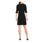 Rochie Scurtă Flared MARCIANO by GUESS, Femei – Crepe, Decolteu în V, Detaliu Fundiță - imagine 2