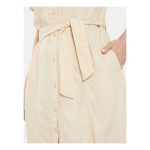 Rochie Tip Cămașă Pepe Jeans Evelinda - Bej, Regular Fit, Midi - imagine 3