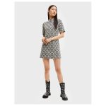 Rochie Tricotată Desigual Karen – Colorată, Imprimeu Flori, Regular Fit, Mini - imagine 2