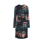 Rochie de Ceremonie MARCIANO by GUESS, Femei – Ajustată, Satinat, Imprimeu Floral, Mâneci Lungi