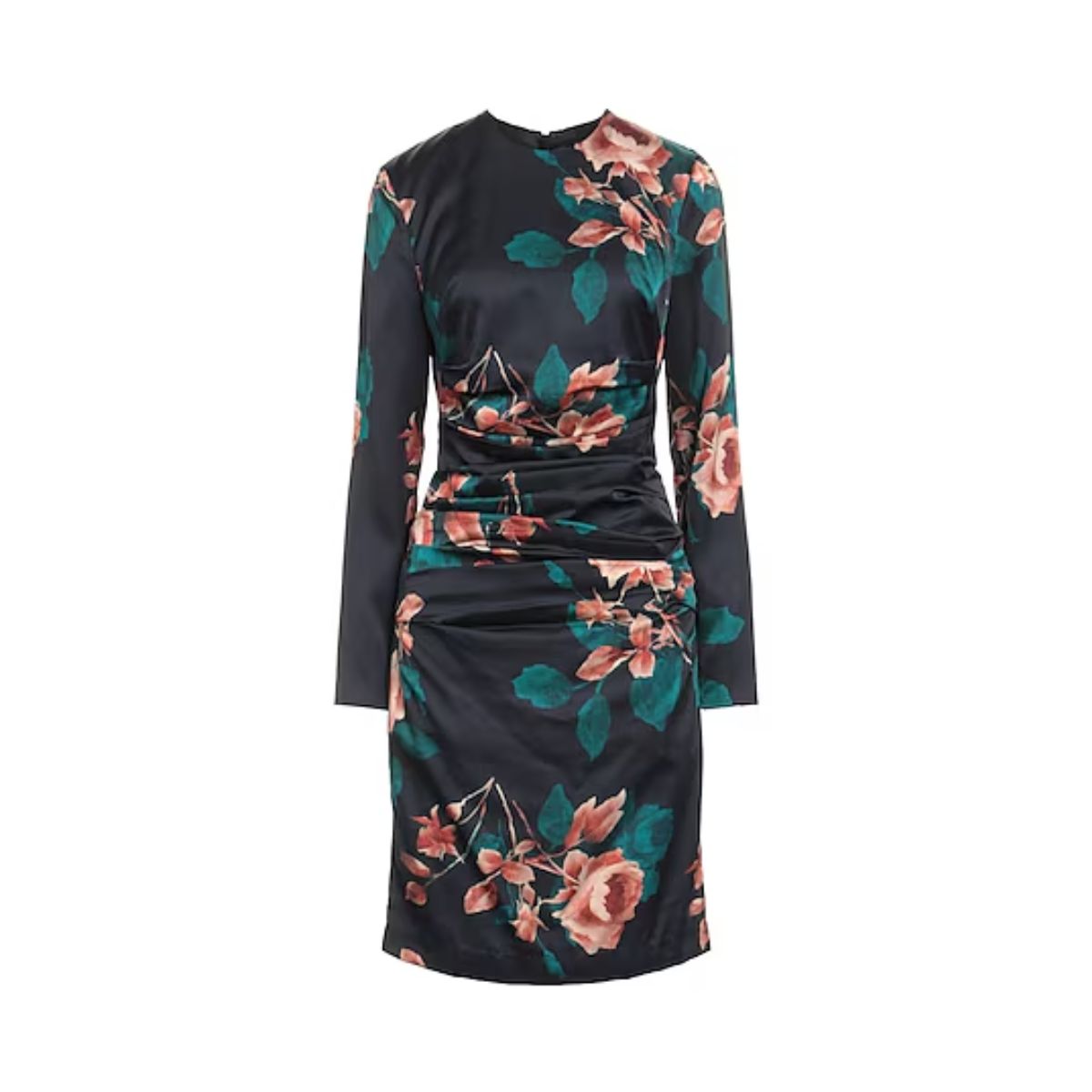 Rochie de Ceremonie MARCIANO by GUESS, Femei – Ajustată, Satinat, Imprimeu Floral, Mâneci Lungi_1 Rochie de Ceremonie MARCIANO by GUESS, Femei – Ajustată, Satinat, Imprimeu Floral, Mâneci Lungi - imagine 1