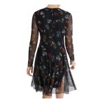 Rochie Scurtă Evazată Desigual Mickey Lovers – Imprimeu Mickey Mouse, Neagră - imagine 2
