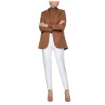 Saint Laurent Casual Pants - Pantaloni Tapered din Lână, Mătase și Poliester - imagine 3