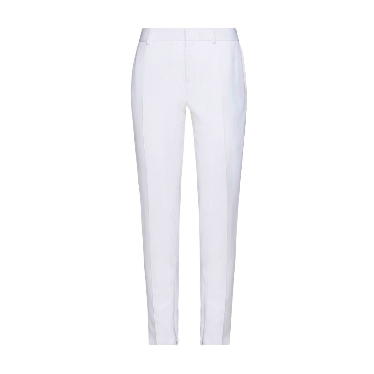 Saint Laurent Casual Pants_3 Saint Laurent Casual Pants - Pantaloni Tapered din Lână, Mătase și Poliester - imagine 1