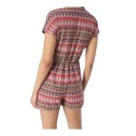 Salopetă DICTE – Drapată și Răsfățată, în Culori Grenadine și Roz- Marime L - imagine 3
