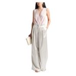 Top MARCIANO by GUESS, Crepe & Jersey, Guler în V, Fără Mâneci, Culoare Unică - imagine 2