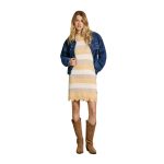 Top cu Dungi Pepe Jeans - Mâneci Scurte și Croială Slim Fit - imagine 3