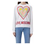Tricou Alb Geometric cu Imprimeu și Inscripții - 95% Bumbac, 5% Spandex - imagine 2