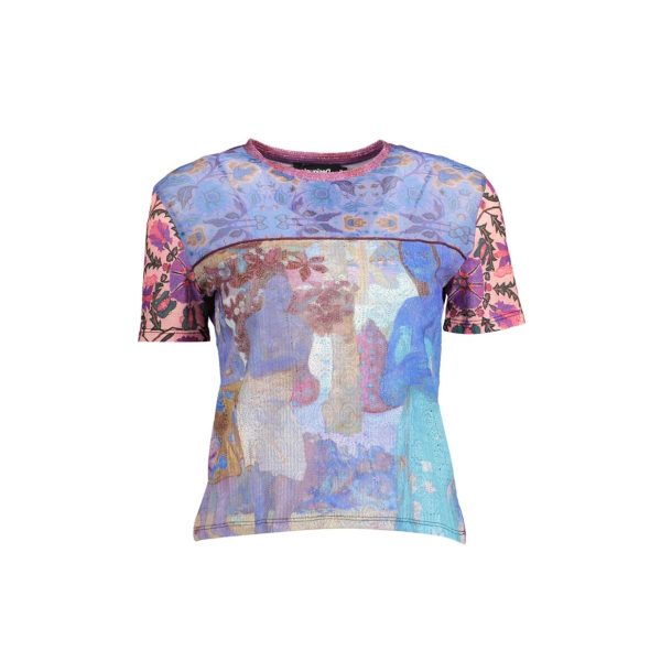 Tricou Desigual Kolorowy Akcent – Design Unic, Casual, Confortabil