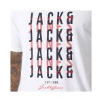 Tricou Jack & Jones Delvin - Alb, Confortabil și Versatil - imagine 3