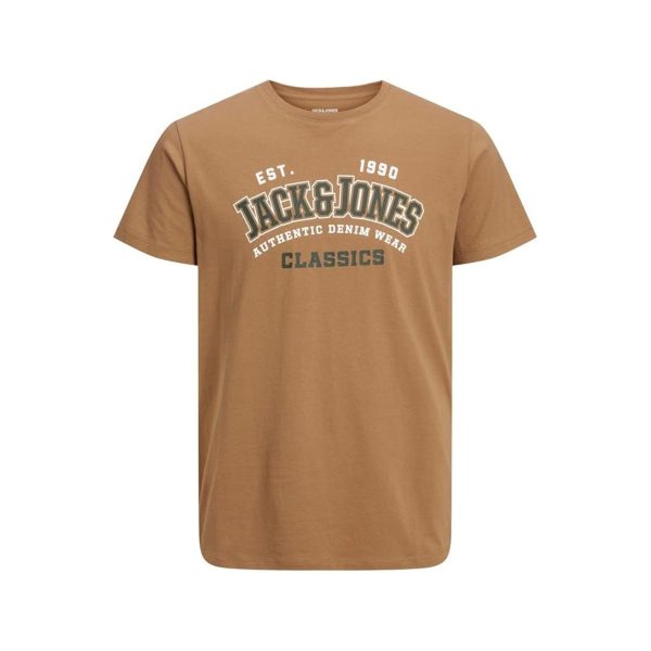 Tricou Jack & Jones Jjelogo - Crew Neck, Bumbac, Culoare Solidă
