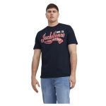 Tricou Jack & Jones Men's Logo O-Neck - Bumbac Organic, Design Simplu - imagine 2