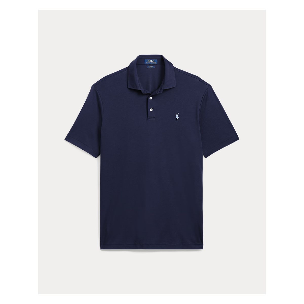 Tricou Polo Classic Fit Ralph Lauren - Bumbac Moale, Albastru_5 Tricou Polo Classic Fit Ralph Lauren - Bumbac Moale, Albastru - imagine 1
