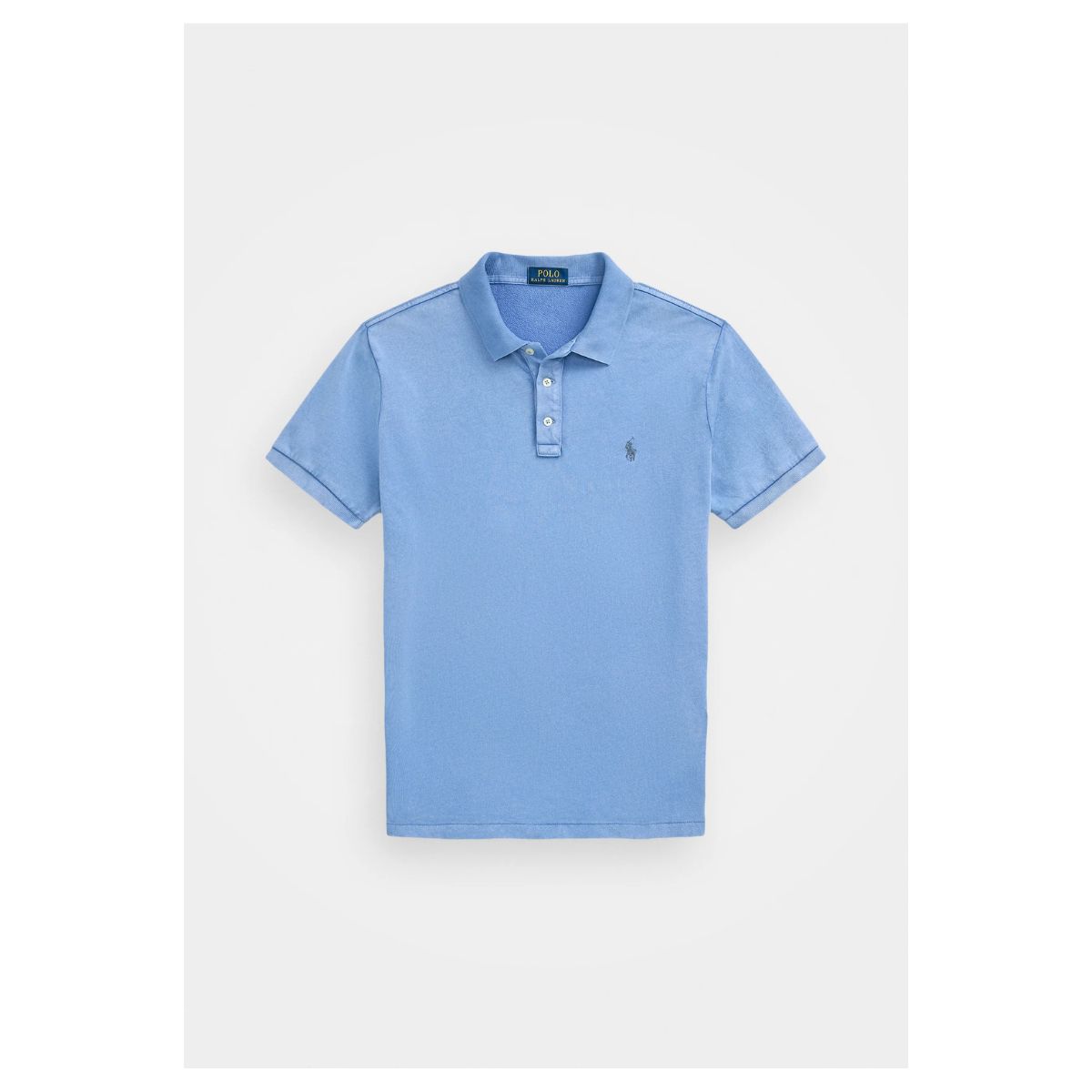 Tricou Polo Custom Slim Fit Ralph Lauren Spa Terry - Campus Blue_2 Tricou Polo Custom Slim Fit Ralph Lauren Spa Terry - Campus Blue - imagine 1