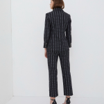 Pantaloni damă Motivi mărime 40 – negri cu model – casual / office - imagine 3