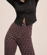 Pantaloni damă Mango evazați – mărime L – multicolor – casual - imagine 3
