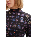 Top damă Desigual slim fit cu imprimeu mozaic – mărime M – elegant - imagine 5